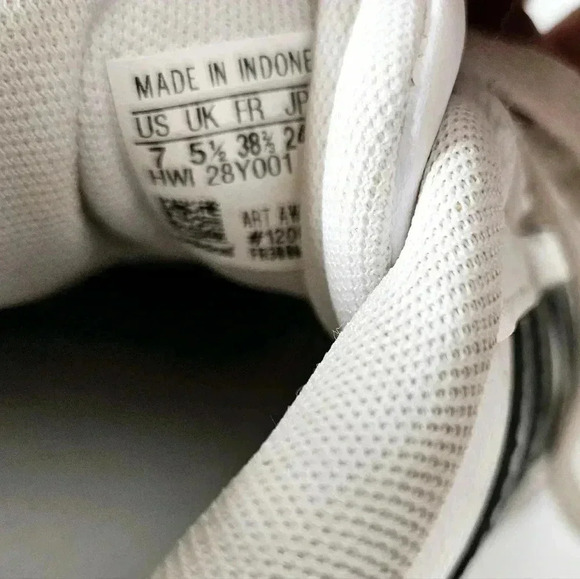 Adidas Ortholite Float  Cloudfoam Classic White Sneaker Black Stripe sz 7… - Picture 9 of 9